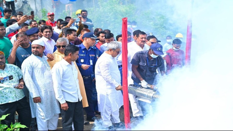 ডেঙ্গু-চিকুনগুনিয়া প্রতিরোধে পবায় পরিচ্ছন্নতা কর্মসূচির উদ্ব