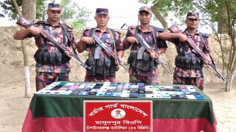 চাঁপাইনবাবগঞ্জ সীমান্তে ৫৩ বিজিবির বড় সাফল্য বিপুল পরিমাণ ভা