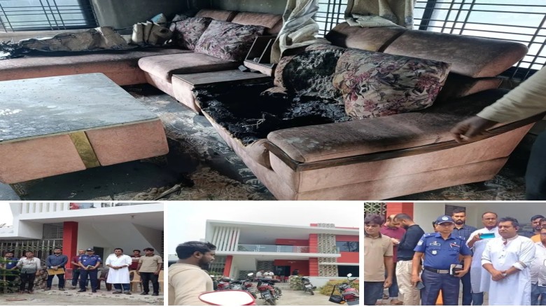 ভূরুঙ্গামারীতে সম্ভাব্য চেয়ারম্যান এর বাড়িতে লুটপাট ও অগ্নি