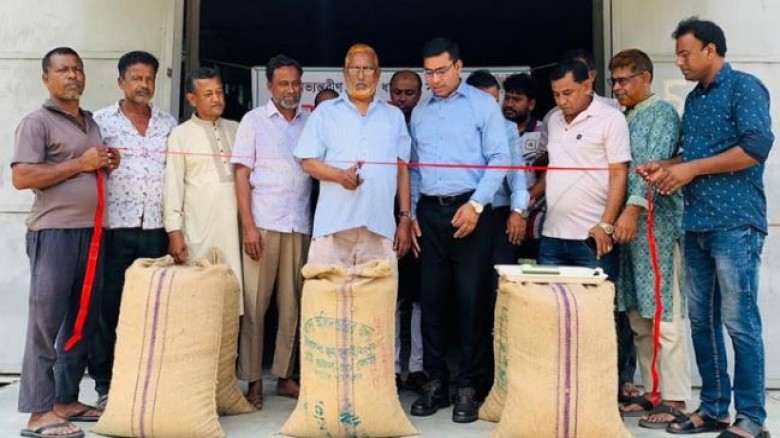 পুঠিয়ায় বোরো ধান ও চাল সংগ্রহ উদ্বোধন