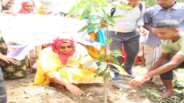 মান্দায় ডাসকোর বৃক্ষরোপণ কার্যক্রমের উদ্বোধন