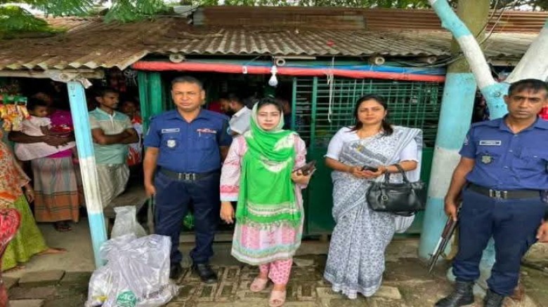 দুর্গাপুরে সার আইন লঙ্ঘনে ভ্রাম্যমাণ আদালতে ২০ হাজার টাকা জর