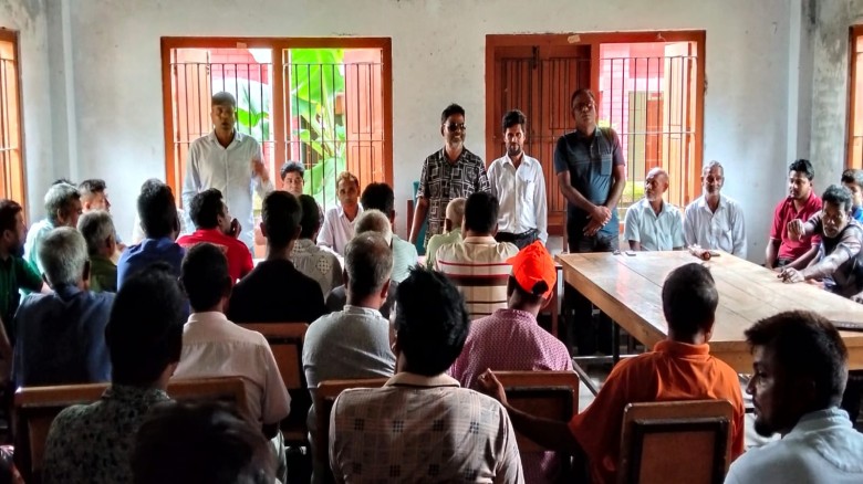 আউচপাড়া ইউনিয়ন পরিষদে সার্বিক উন্নয়নমূলক কাজের অগ্রগতির জ